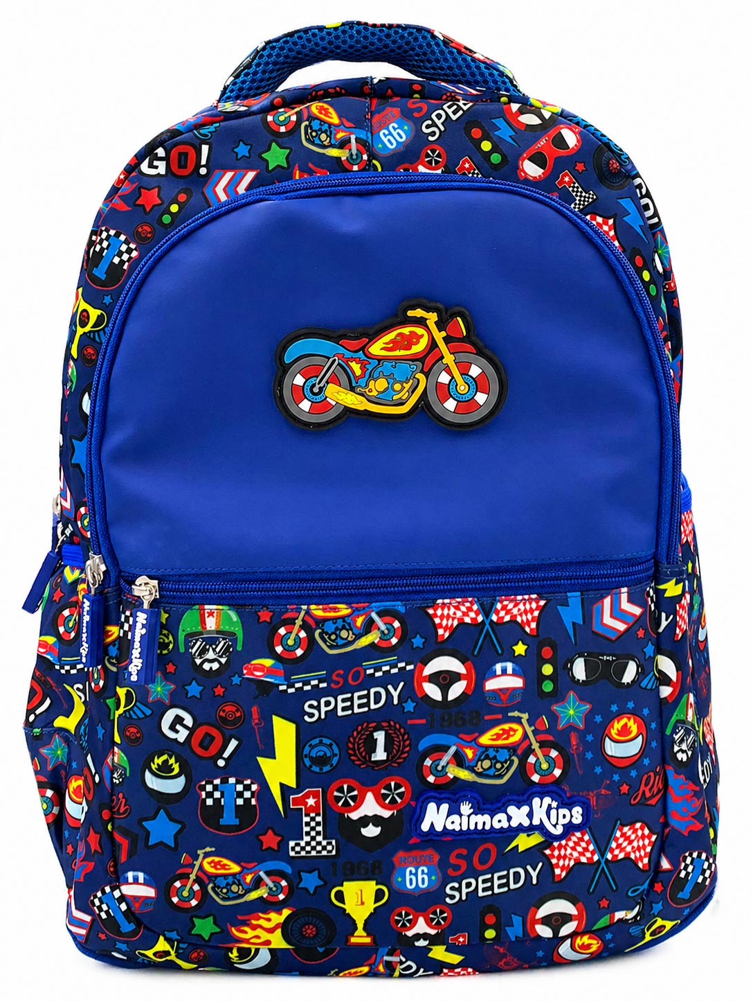 Naimax Kids Tas Sekolah Anak SD Laki-Laki Karakter Rider Go | Tas Ransel Anak Desain Keren dan Lucu