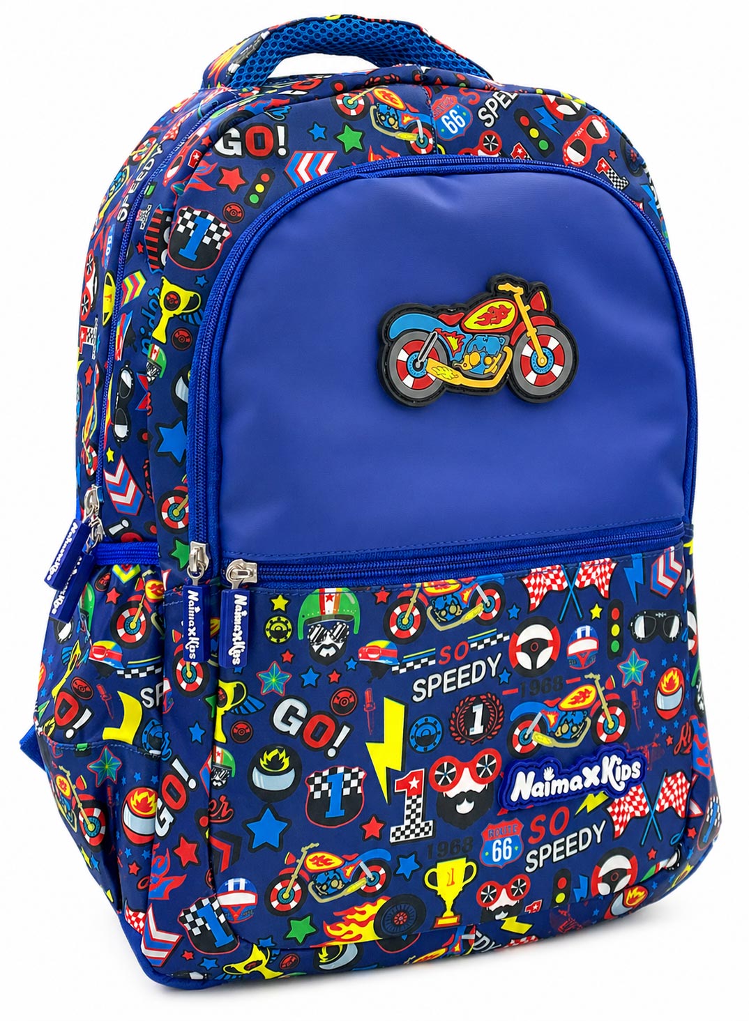 Naimax Kids Tas Sekolah Anak SD Laki-Laki Karakter Rider Go | Tas Ransel Anak Desain Keren dan Lucu - Gambar 3