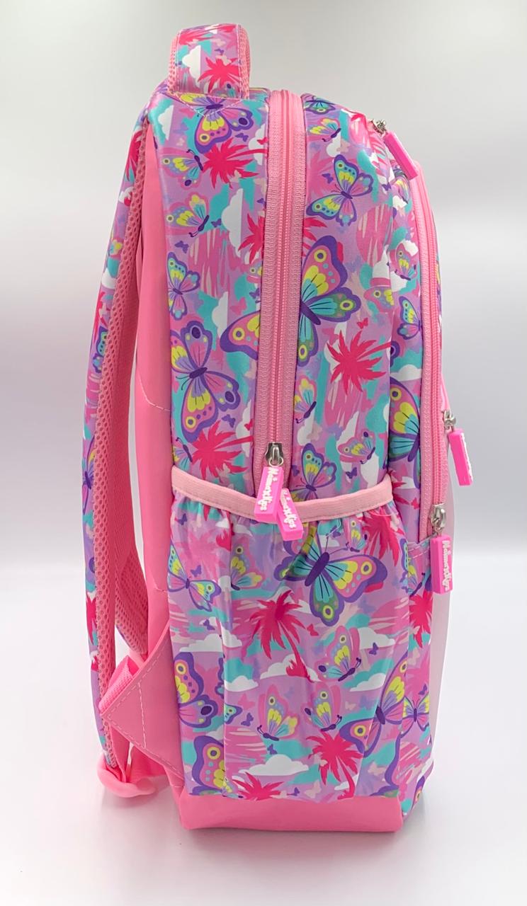 Naimax Kids Tas Ransel Anak SD Karakter Butterfly pink | Tas Sekolah Anak Favorit Anak - Gambar 5