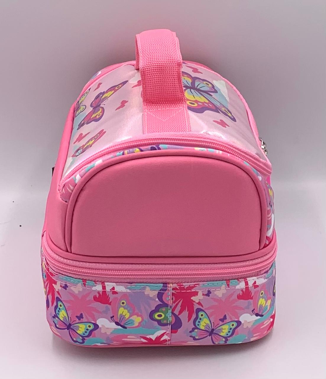 Naimax Kids Lunch Bag Anak Perempuan Karakter Butterfly Pink | Tas Bekal Sekolah Girl Trendy - Gambar 8