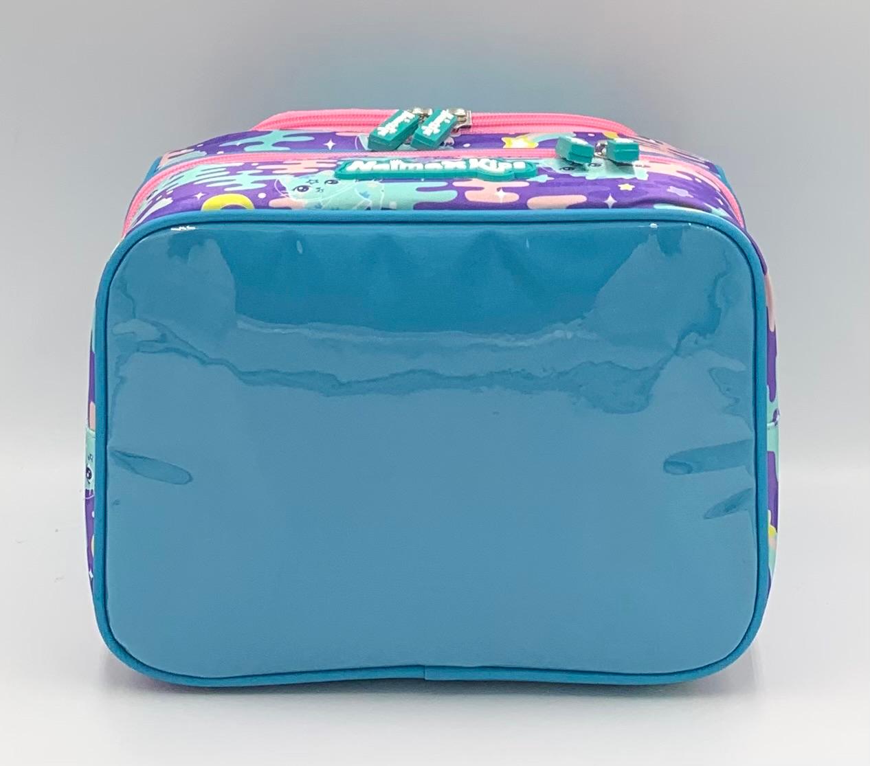Naimax Kids Tas Bekal Anak Perempuan Lunch Bag Anak Lucu Untuk Bekal Sekolah Karakter Cat Blue - Gambar 6